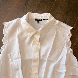 Classic white button up from Talbots. Size 16WP